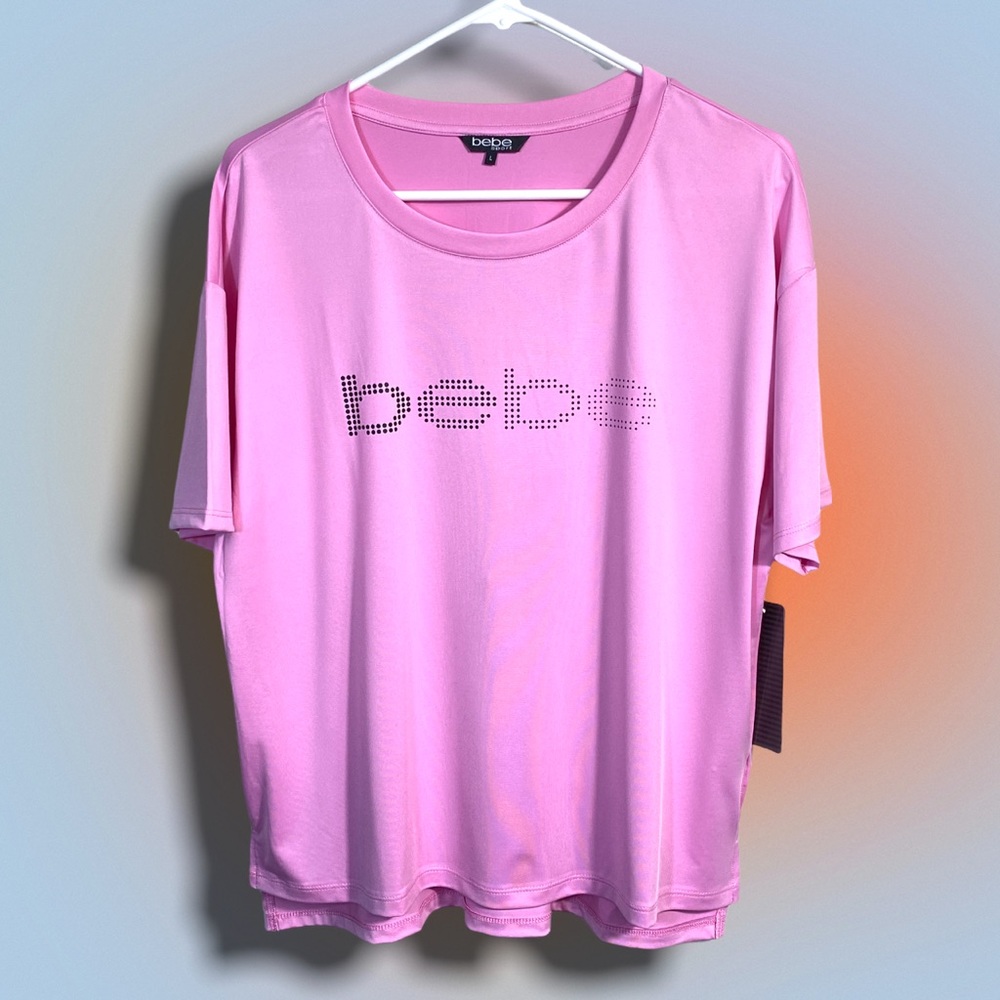 BEBE SPORT stretch moisture-wicking quick-dry top Swim Workout Yoga Run NWT pk